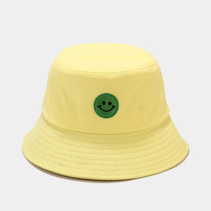 Smiley Face Cap Summer Couple Sun Hat