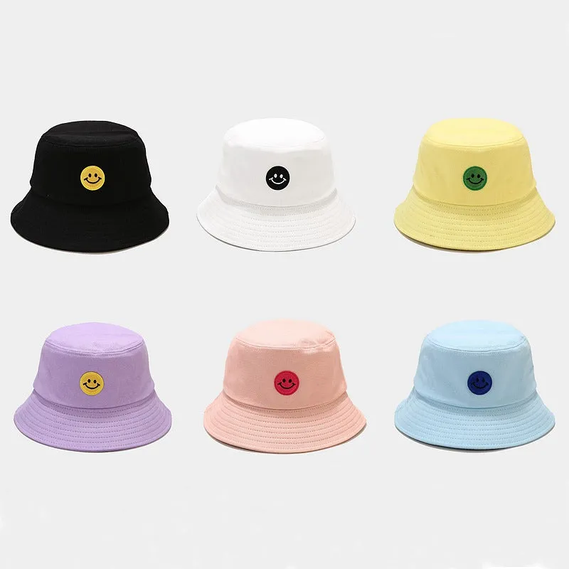 Smiley Face Cap Summer Couple Sun Hat