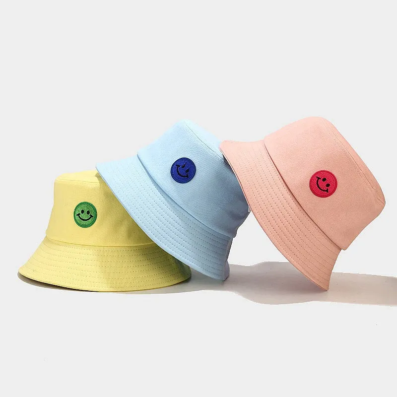 Smiley Face Cap Summer Couple Sun Hat