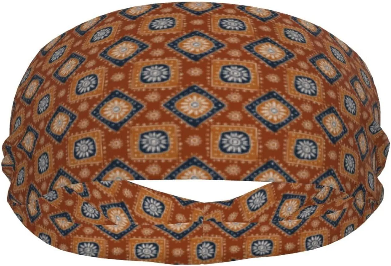 Sports Sweatband Head Bands for Women Men Sweat-Absorbing Headbands Suitable for Running Yoga Fitness Football Exercise