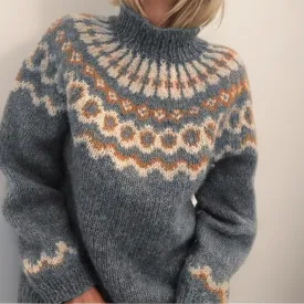 TALI™ - SOFT WOOLEN FAIR ISLE SWEATER