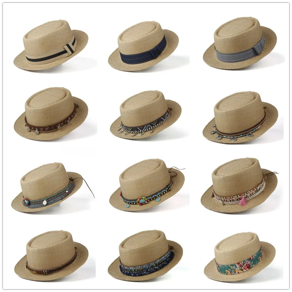The Flat Boater Pork Pie Hat Summer