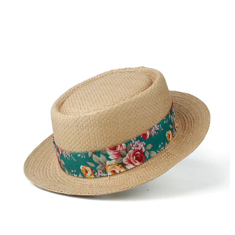 The Flat Boater Pork Pie Hat Summer