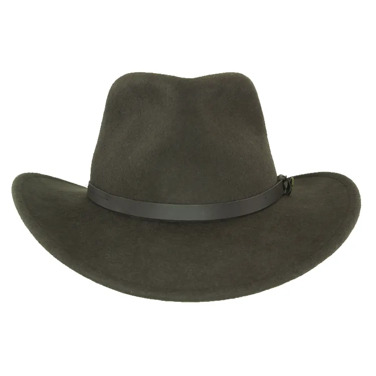 The Man From Snowy River Craig Crushable Wool Felt - Chocolate