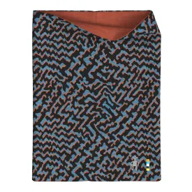 THERMAL MERINO REVERSIBLE NECK GAITER - P15 BLACK RETRO LINE