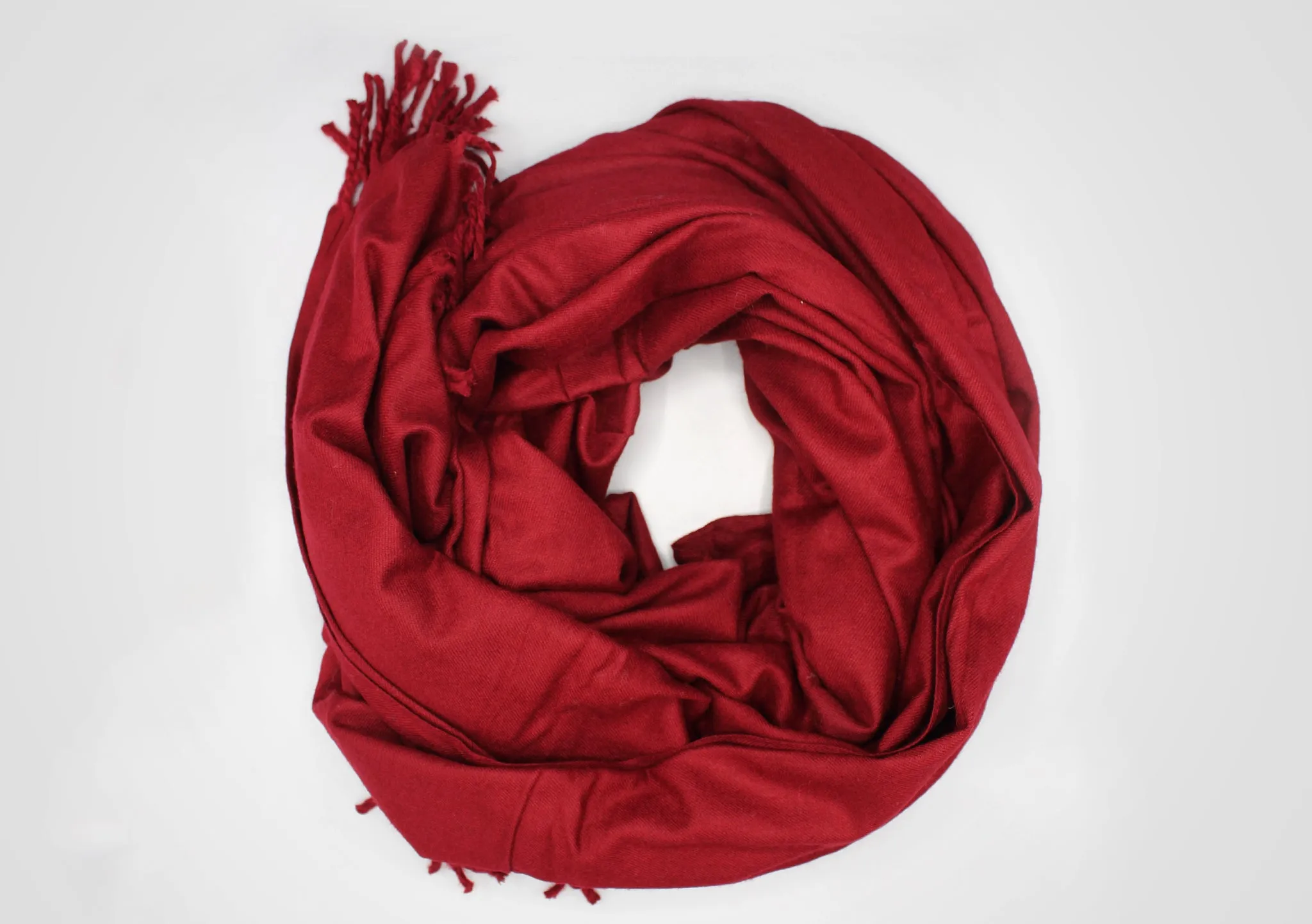 Tibetan Buddhist Monk Red Large Meditation Shawl