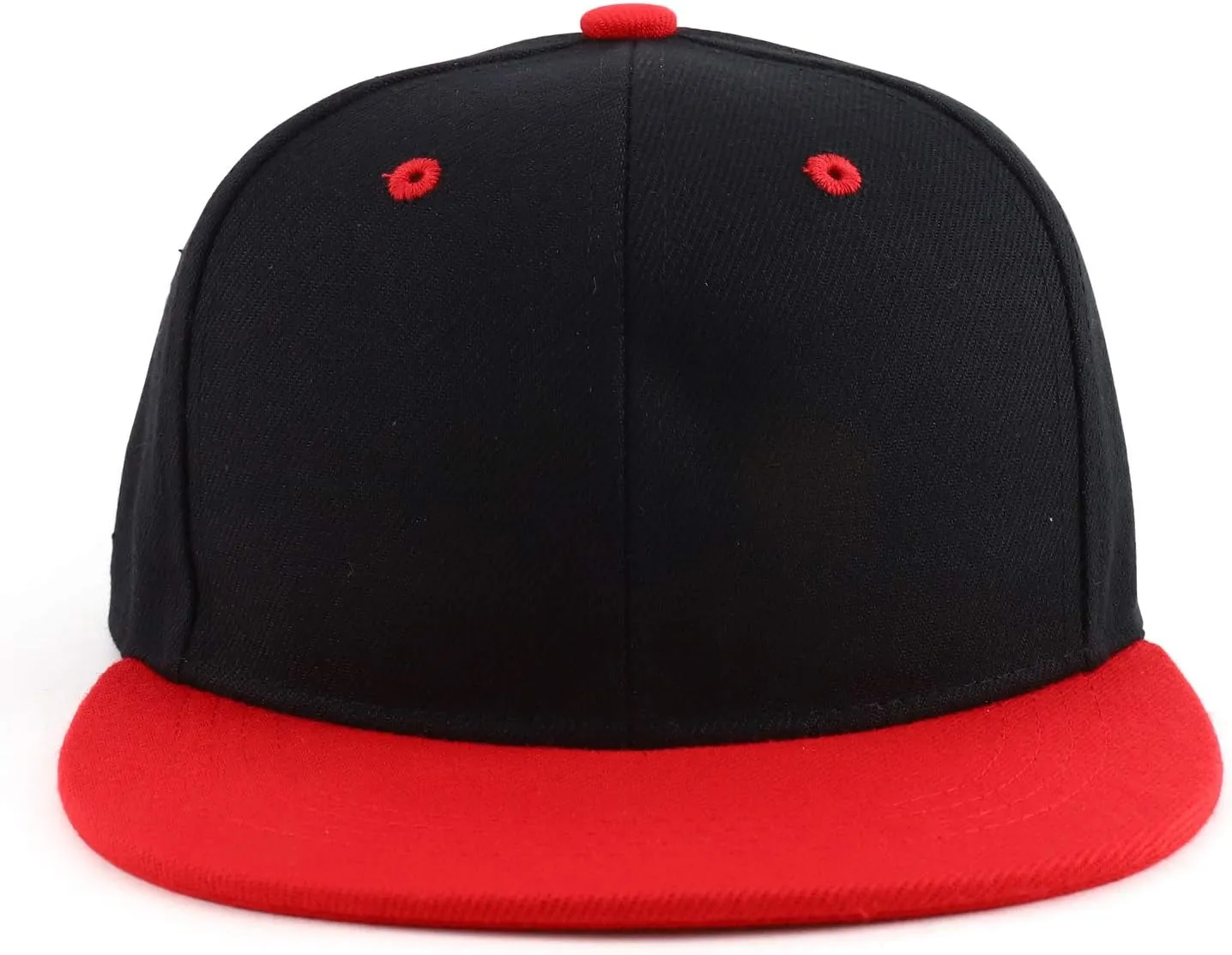 Trendy Apparel Shop Infant to Toddler Kid's Plain Structured Flatbill Snapback Cap