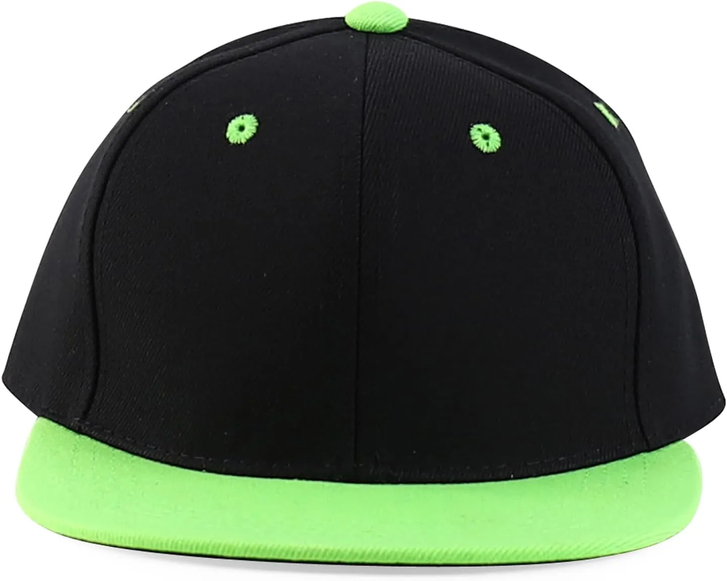 Trendy Apparel Shop Infant to Youth Plain Structured Flatbill Snapback Cap