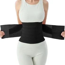Trendyline Postpartum Belly Band for Women: Abdominal Binder Post Surgery Stomach Compression Support Belt - Post Partum Waist Girdle C Section Recovery Wrap