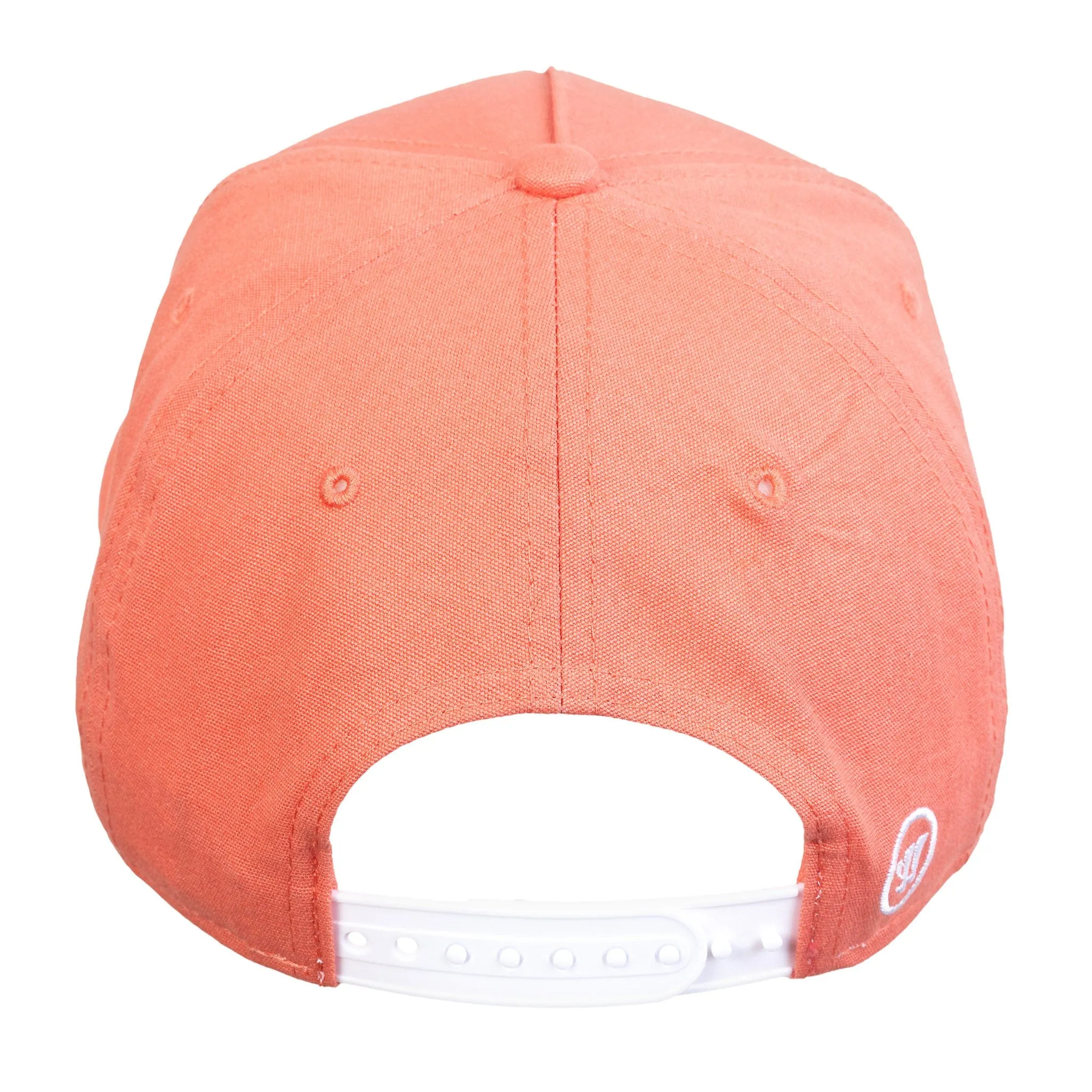 Warrior Hockey Script Rope Snapback Hat - Salmon