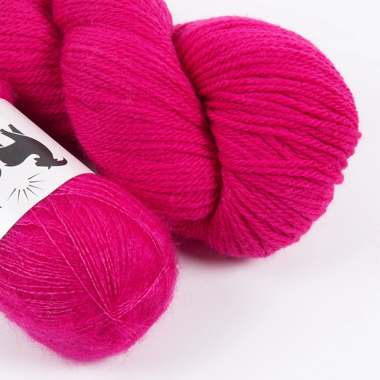 WESTKNITS KIT - FUCHSIA MOHAIR MATCH DK