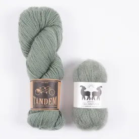 WESTKNITS KIT - SAGE MOHAIR MATCH DK