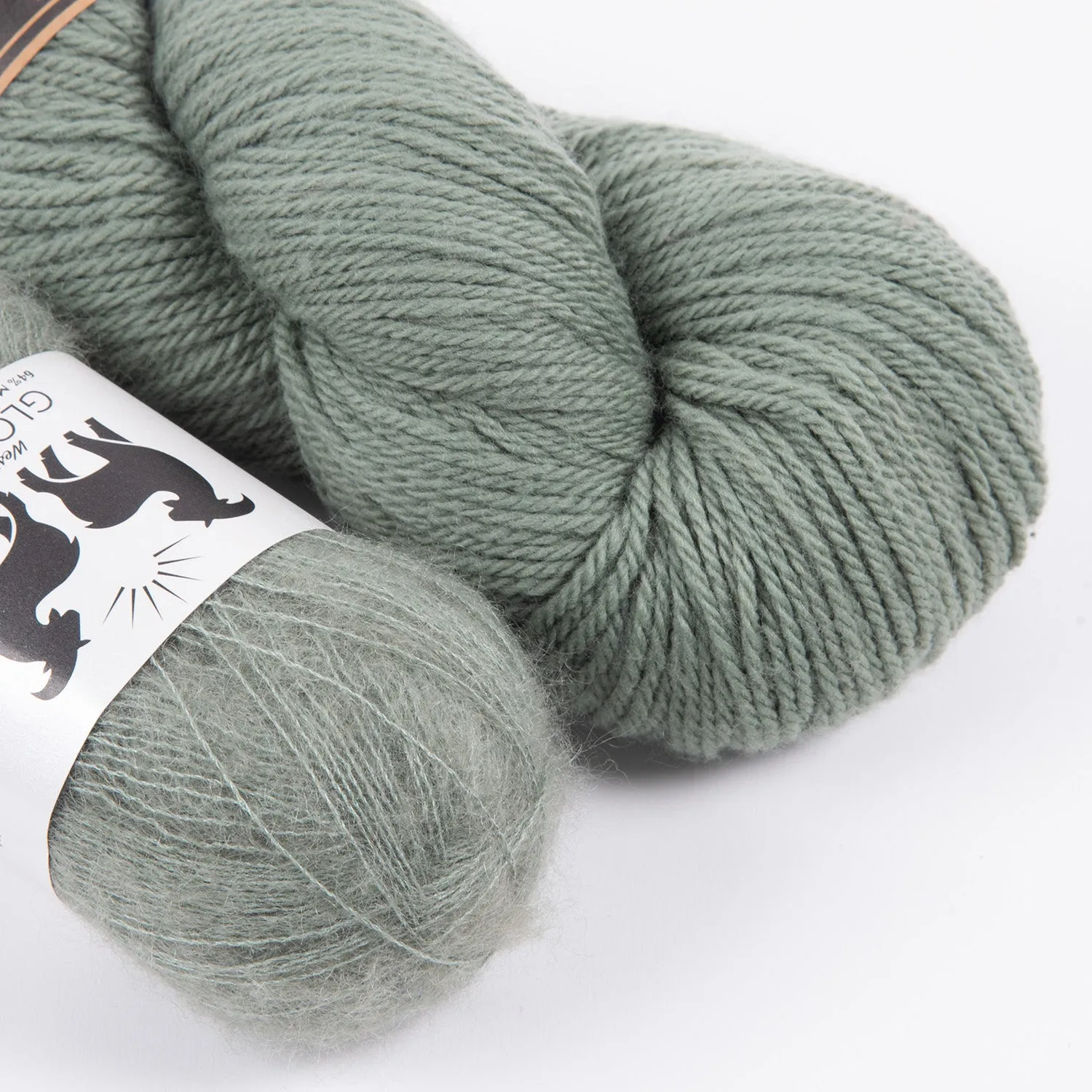 WESTKNITS KIT - SAGE MOHAIR MATCH DK