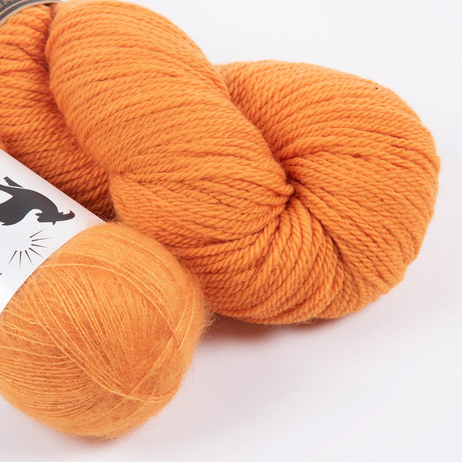 WESTKNITS KIT - TANGERINE MOHAIR MATCH DK