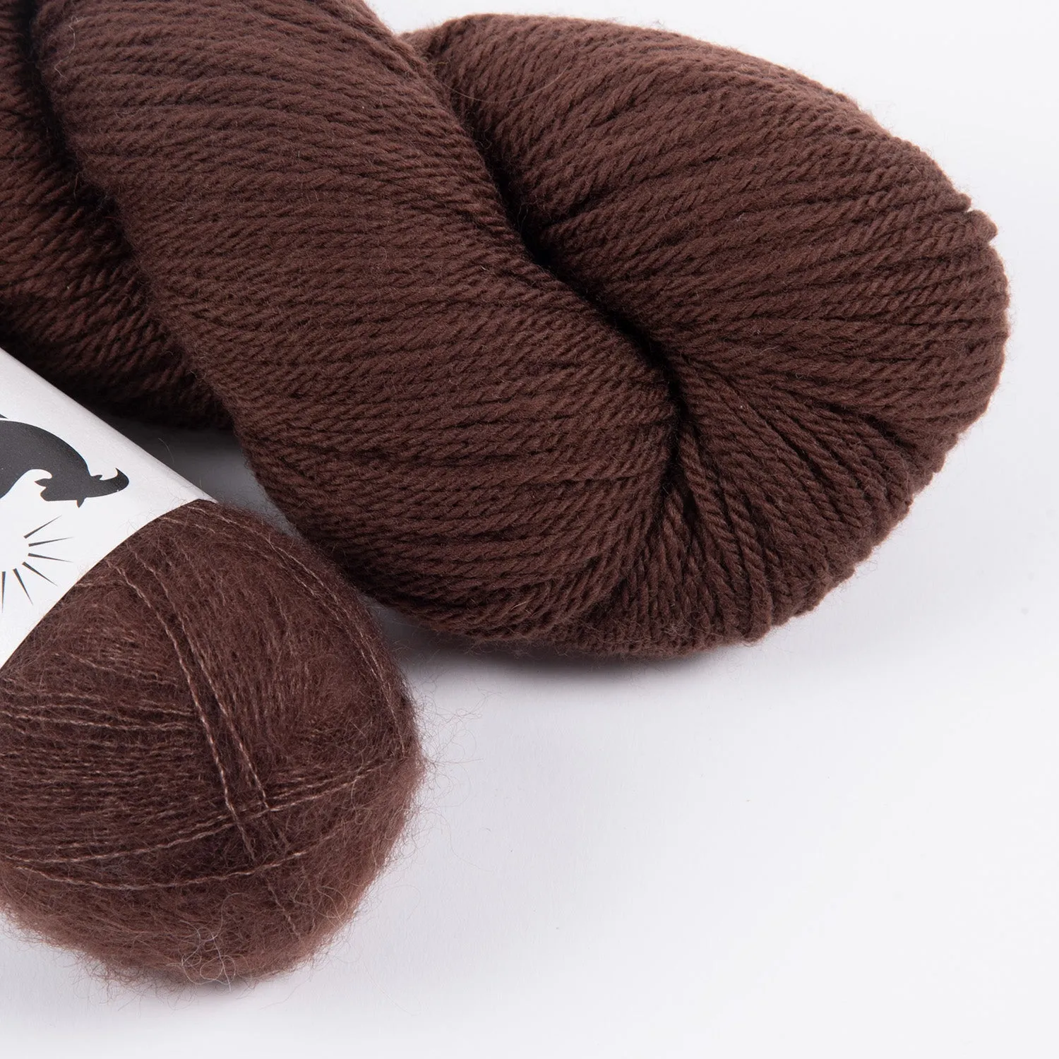 WESTKNITS KIT - TRUFFLE MOHAIR MATCH DK